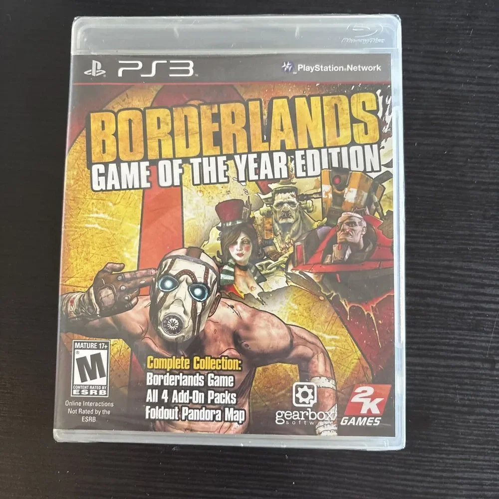 Borderlands - Game of the Year Edition (Sony PS33, 2010) New -SEALED READ DESCRI